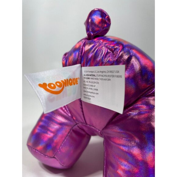 Candy Bears Metallic Plush 8" Stuffed Animal Purple Pink - Picture 10 of 13